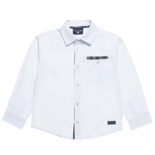 Shirt with checkered details (12 months-5 years)
