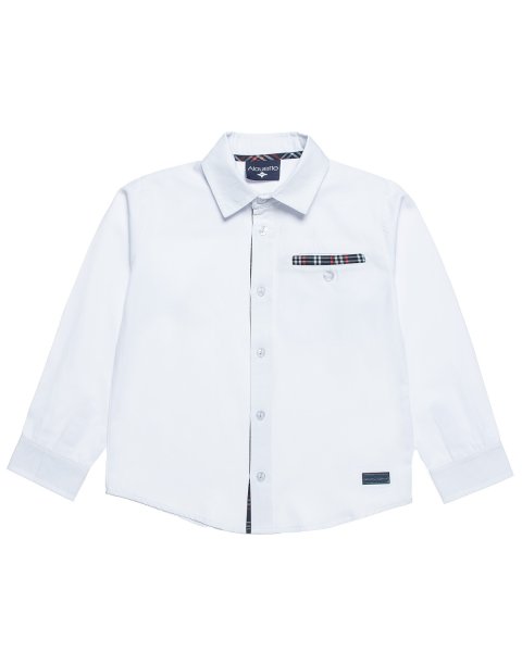 Shirt with checkered details (12 months-5 years)