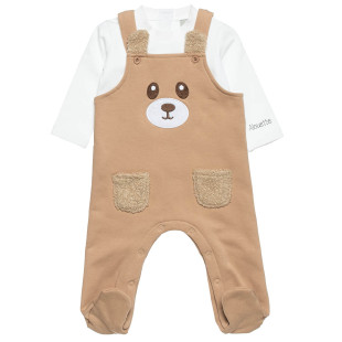 Overall cotton fleece blend Tender Comforts with top (1-12 months)