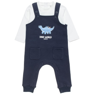 Overall cotton fleece blend Tender Comforts with top (3-18 months)