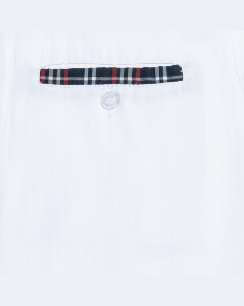 Shirt with checkered details (6-16 years)