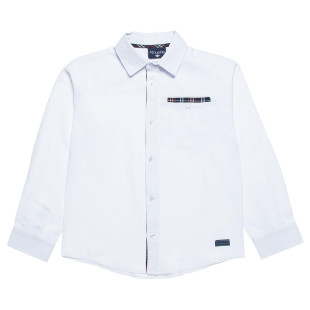 Shirt with checkered details (6-16 years)