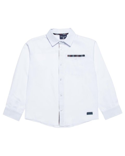 Shirt with checkered details (6-16 years)