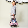 Trolley backpack kindergarten Santoro Kuromi Face