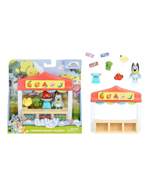 Bluey Mini Σετ Παιχνιδιού Μανάβικο (3+ ετών)