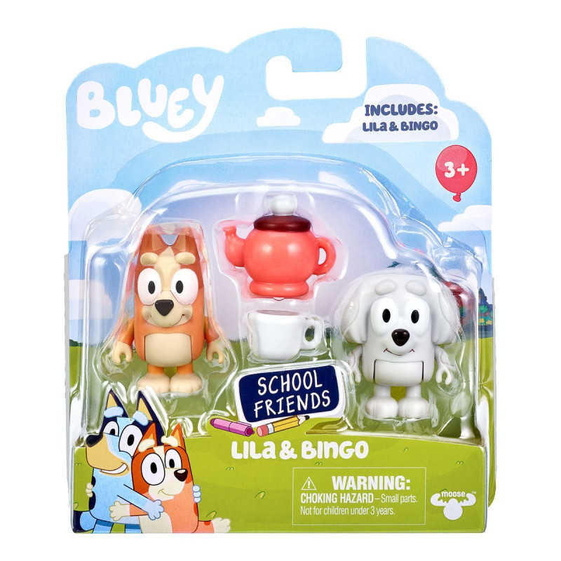 Set of 2 figures Bingo and Lila (3+ years)