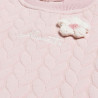 Dress with knitted flower and tights (6 months-4 years)