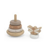 Toy label label from natural wood Stacking rings (12+ months)