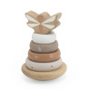 Toy label label from natural wood Stacking rings (12+ months)