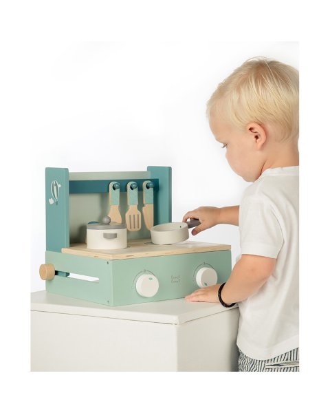 Toy label label from natural wood Foldable cooker (3+ years)