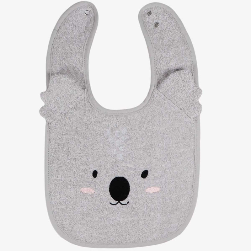 Bib Koala soft terry cloth Blush & Blosson