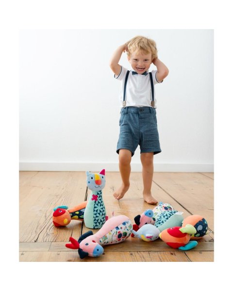 Fehn colorful animals bowling set (0+ months)