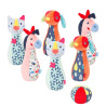 Fehn colorful animals bowling set (0+ months)