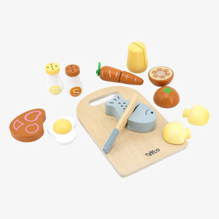 Toy Tryco wooden food cutting set (10+ months)