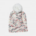 Beanie with thick knitting and pom pon one size (6-16 years)