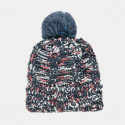 Beanie with thick knitting and pom pon one size (6-16 years)