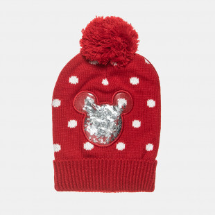 Beanie Disney Minnie Mouse with pom pon one size (1-3 years)