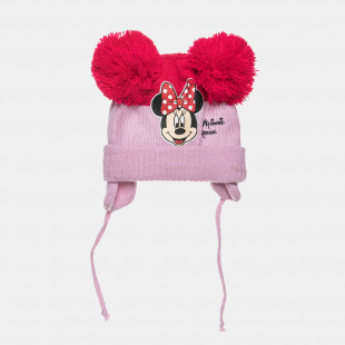 Beanie Disney Minnie Mouse with pom pon one size (1-9 months)