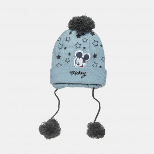 Beanie Disney Mickey Mouse with pom pon one size (1-9 months)