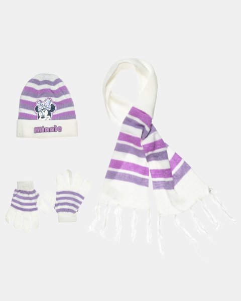 Set beanie-scarf-gloves Disney Minnie Mouse one size (1-5 years)