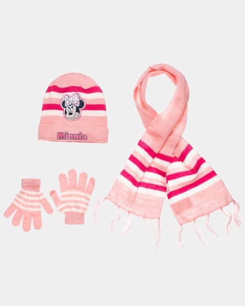 Set beanie-scarf-gloves Disney Minnie Mouse one size (1-5 years)