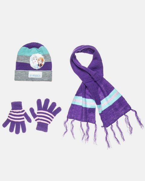 Set beanie-scarf-gloves Disney Frozen one size (1-5 years)