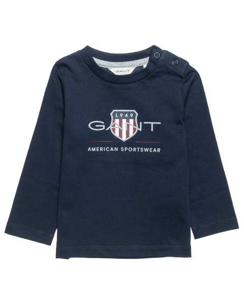 Long sleeve Gant top with print (12-18 months)