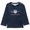 Long sleeve Gant top with print (12-18 months)