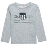 Long sleeve Gant top with embossed print (2-7 years)