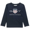 Long sleeve Gant top with embossed print (2-7 years)