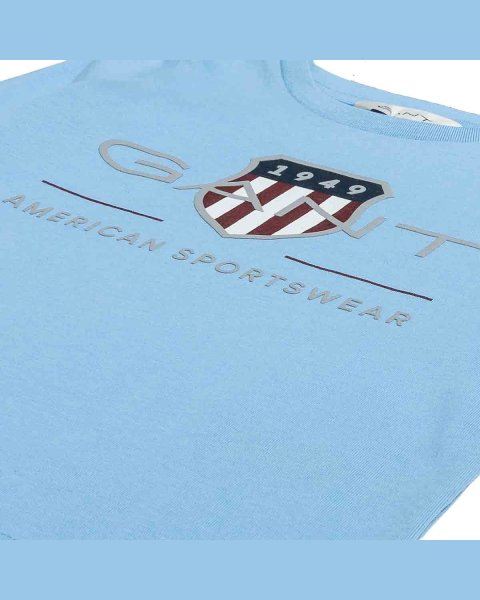 Long sleeve Gant top with embossed print (2-7 years)