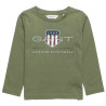 Long sleeve Gant top with embossed print (2-7 years)
