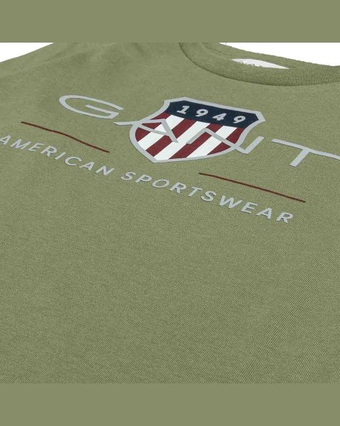 Long sleeve Gant top with embossed print (2-7 years)