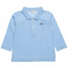 Long sleeve pique polo Gant top with embroidery (12-18 months)