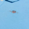 Long sleeve pique polo Gant top with embroidery (2-7 years)