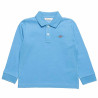 Long sleeve pique polo Gant top with embroidery (2-7 years)