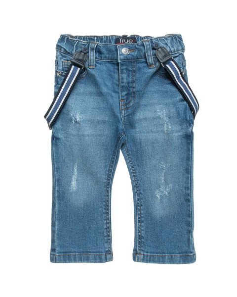Denim pants True Blue with rips (12 months-5 years)
