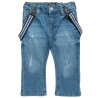 Denim pants True Blue with rips (12 months-5 years)