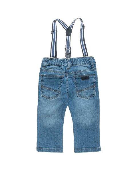 Denim pants True Blue with rips (12 months-5 years)