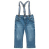 Denim pants True Blue with rips (12 months-5 years)