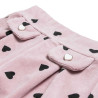 Corduroy shorts with hearts (12 months-5 years)
