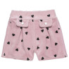 Corduroy shorts with hearts (12 months-5 years)