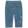 Denim pants True Blue with embroidery (12 months-5 years)