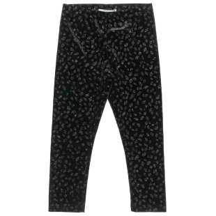 Leggings velour with glitter elements (18 months-5 years)