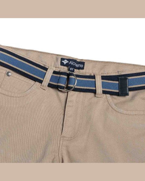 Παντελόνι chinos με ζώνη (6-16 ετών)