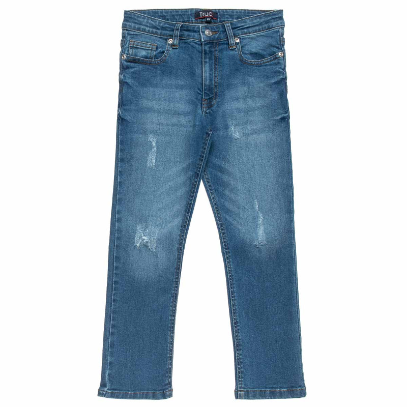 Denim pants True Blue with rips (6-16 years)
