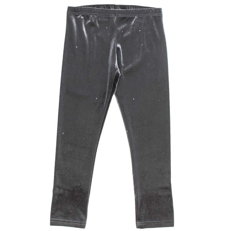Leggings velour with glitter look (6-14 years)