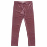 Leggings velour with hearts pattern (6-14 years)