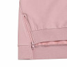 Dress cotton fleece blend with knitted flowers (6-14 years)
