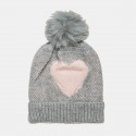 Beanie with pom pon and inner lining one size (1-5 years)